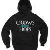 Crows Before House 2 Unisex Adult Hoodie