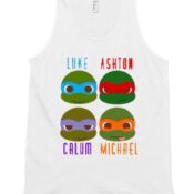 5 Seconds of Summer Ninja Turtles Unisex Tank Top