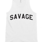 Savage Funny Unisex Tank Top