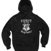 Straight outta Hogwarts Unisex Adult Hoodie