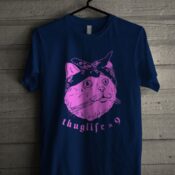 Thug Life Cat Unisex T Shirt
