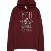 You Know Nothing Jon Snow Unisex Adult Hoodie