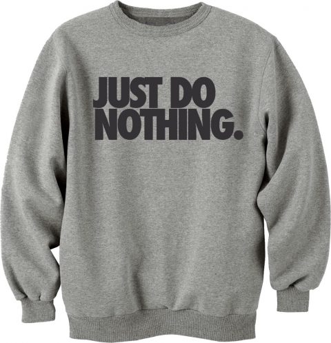 just do it white sweatshirt