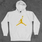 Air Jordan Gold Unisex Adult Hoodie