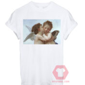Angel Kiss White T shirt Unisex T - Shirt