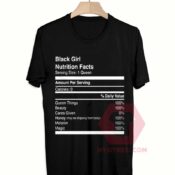 Black Girl Nutrition Facts Unisex T Shirt