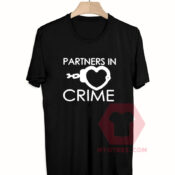 Best T shirt Partners In Crime Unisex on Sale