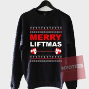 Cheap Sweatshirt Merry Liftmas Unisex on Sale