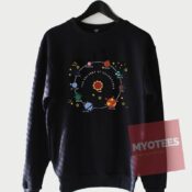 Cheap Sweatshirt Planets Solar System and Stars Unisex on Sale