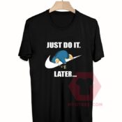Cheap Custom Tees Just Do It Snorlax Pokemon On Sale