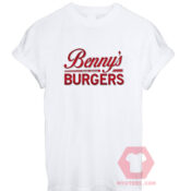 Cheap Custom Tees Bennys Burgers On Sale