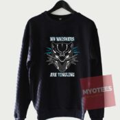 Cheap Custom My Whiskers Black Panther Sweatshirt