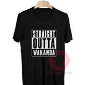 Cheap Custom Tees Straight Outta Wakanda On Sale