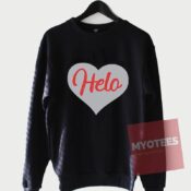 Cheap Custom Helo Love Sweatshirt