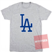 Cheap Custom Tees L A Los Angeles Logo On Sale