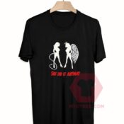 Cheap Custom Tees She Did It Anyway On Sale
