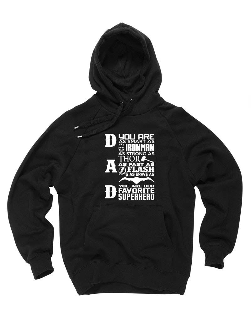 Affordable Custom Dad Favorite Super Hero Hoodie On Sale