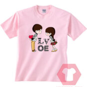 Cheap Custom Tees Boy And Girl Love For Sale