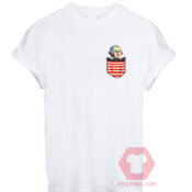 Cheap Custom Tees George Washington Chest Pocket For Sale