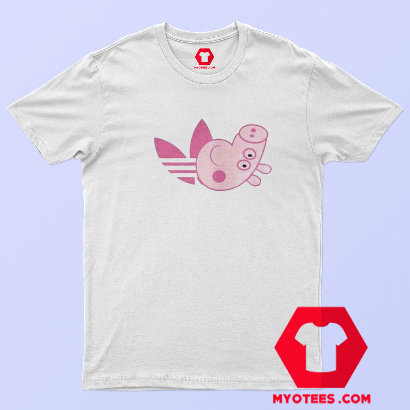 Adidas x Peppa Pig Parody Funny T Shirt