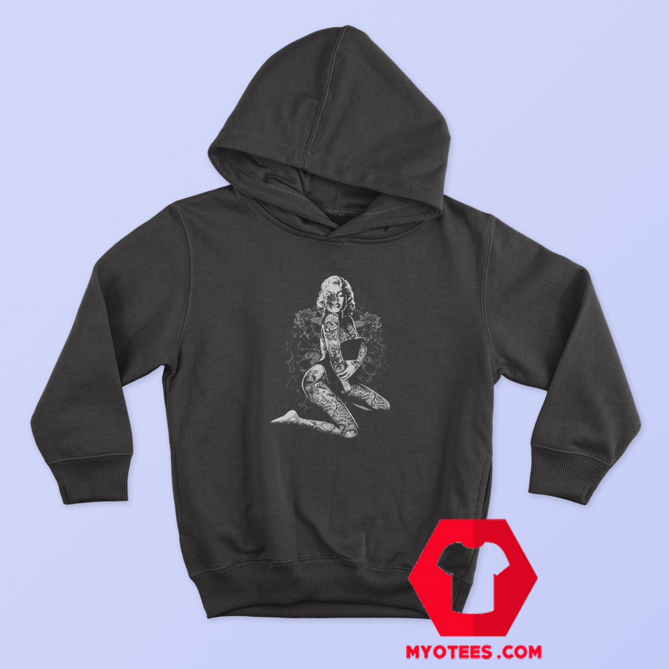 marilyn monroe skull hoodie