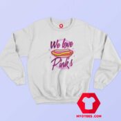 We Love Neon Pinks Hot Dog Unisex Sweatshirt