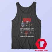 Vintage Rush 52nd Anniversary 1968 Unisex Tank Top