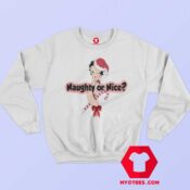 Betty Boop Naughty Or Nice Christmas Sweatshirt