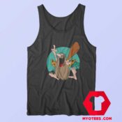 Captain Caveman Vintage Cartoon Tank Top