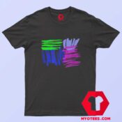 Color Splash Trendy 80s 90s Vintage Design T Shirt