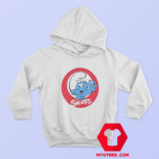 The Smurfs Smiling Circle Logo Image Unisex Hoodie
