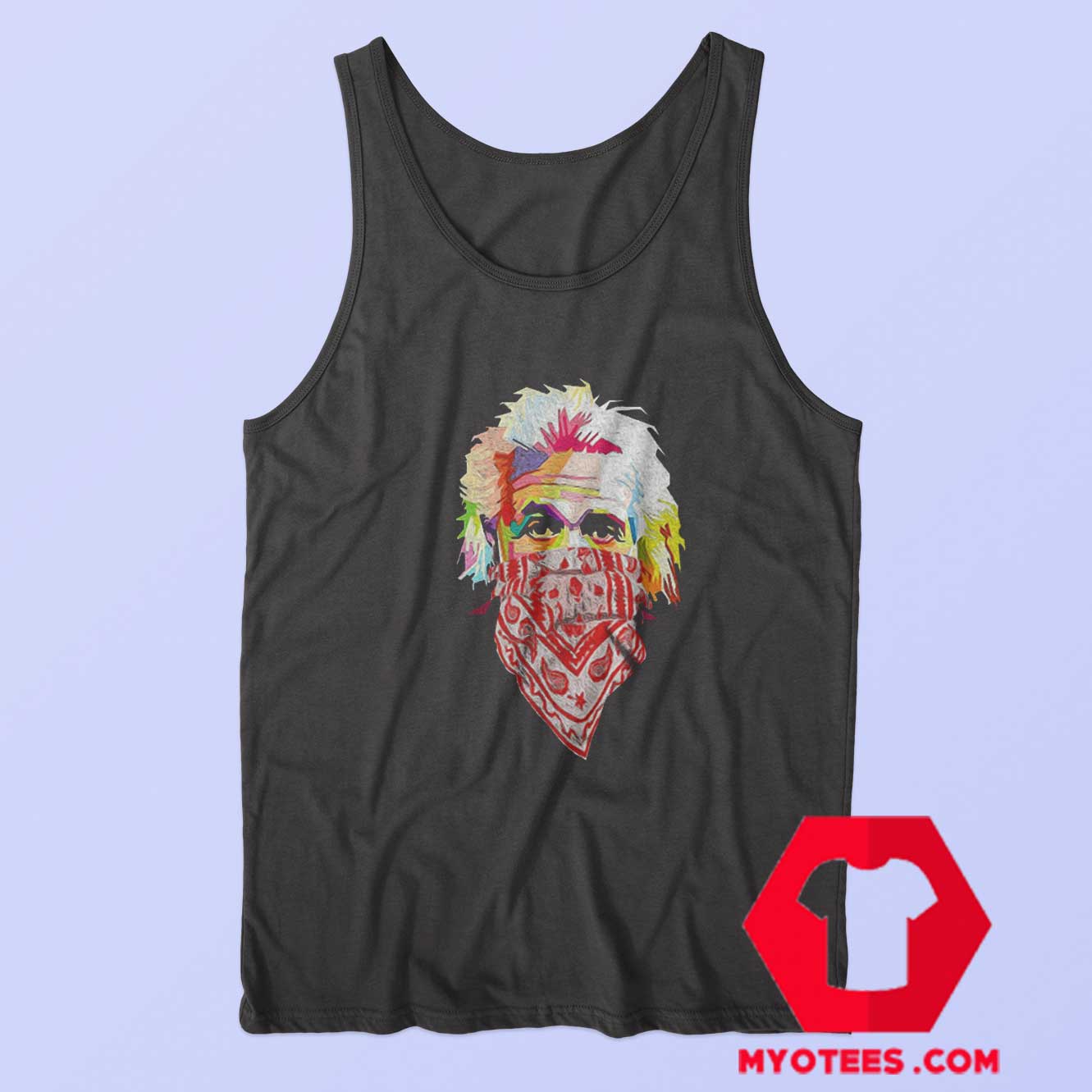 Albert Einstein Bandana Unisex Tank Top