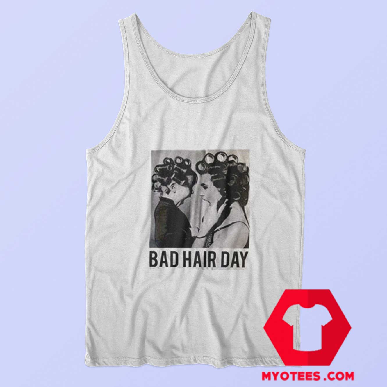 Be Famous Women Badha Rolled Bad Hair Day Tank Top