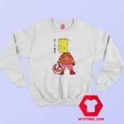 Bart Simpson Biker Kaneda Akira Movie Sweatshirt