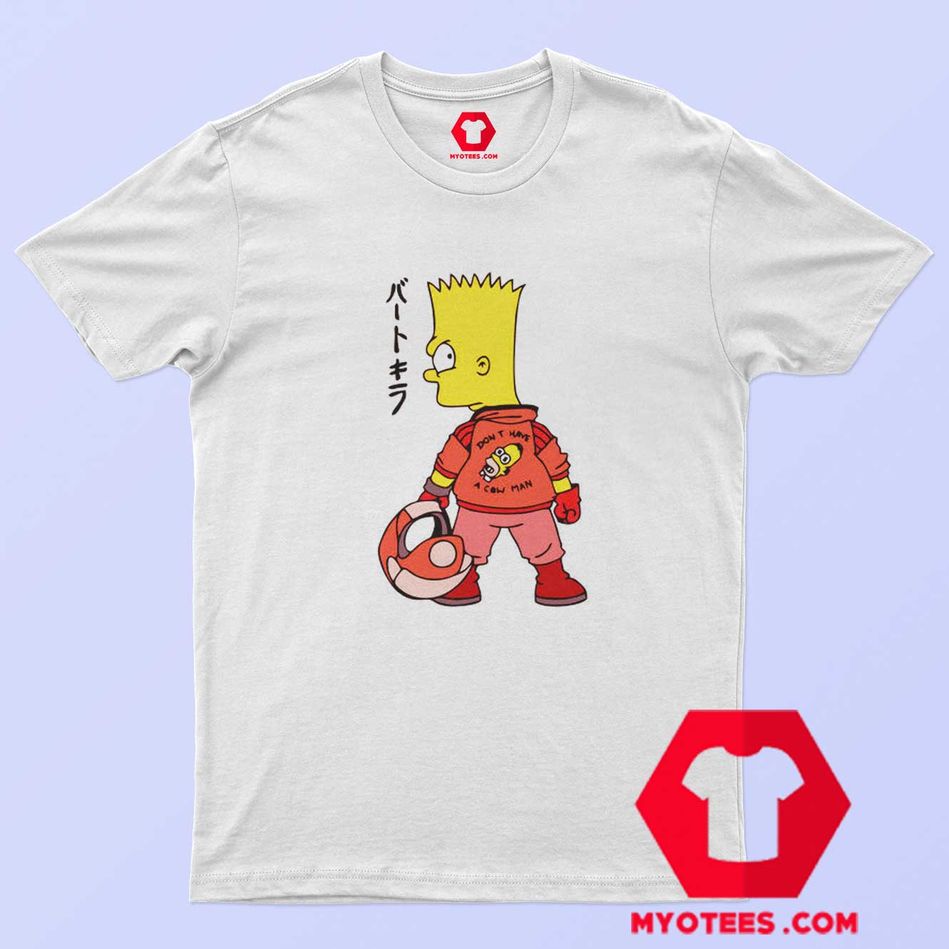 Bart Simpson Biker Kaneda Akira Movie T Shirt