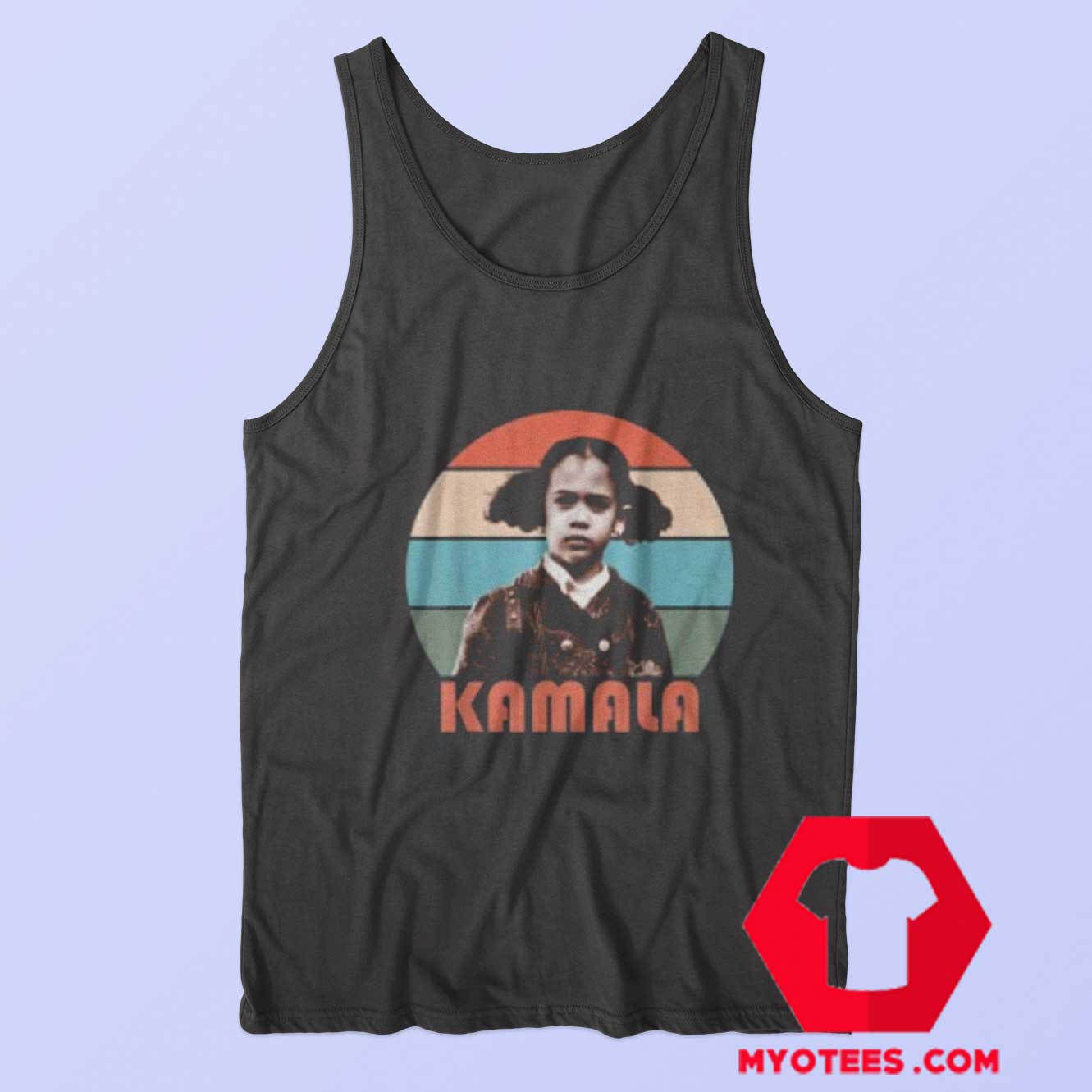 Little Girl Kamala Harris Retro Vintage Tank Top