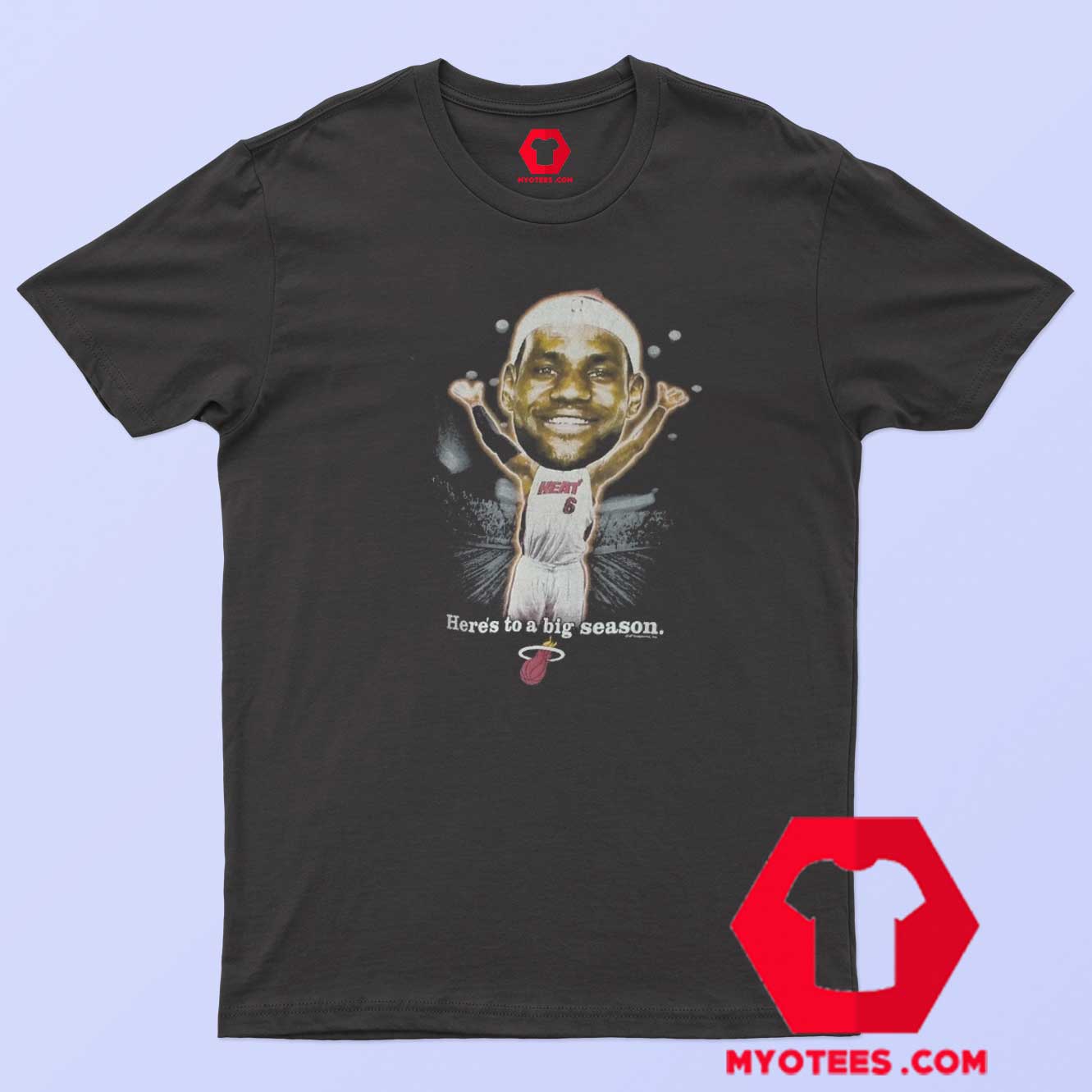 Vintage NBA LeBron James Caricature T Shirt