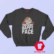 This Is My Happy Face Disney Grumpy Hoodie