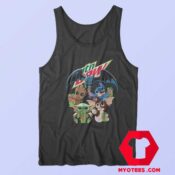 Yoda Baby Groot and Toothless Stitch Gizmo Tank Top