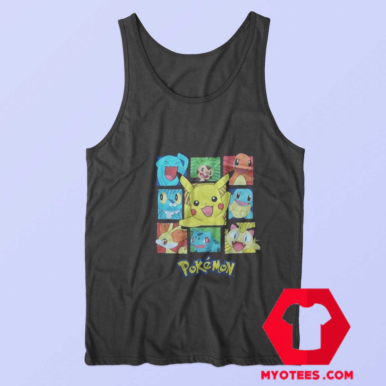 Cute Cartoon Pokemon Characters Unisex Tank Top MYOTEES