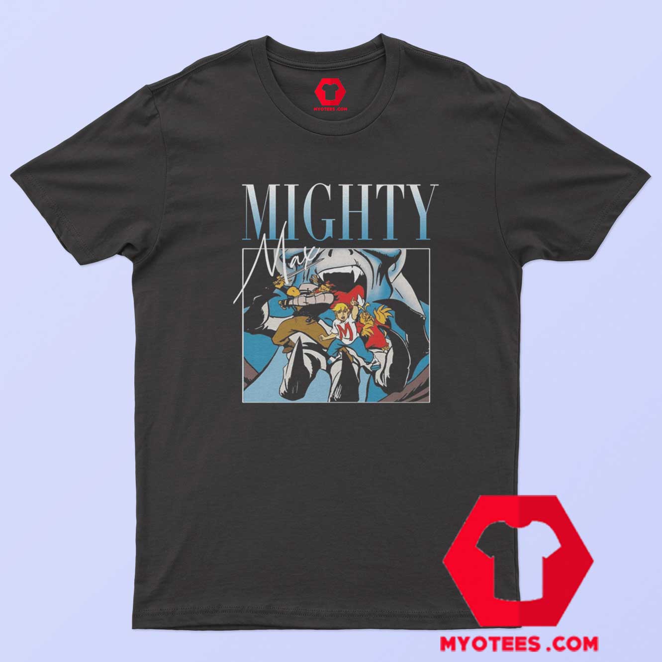 Vintage Mighty Max Cartoon Valentine 90s T Shirt