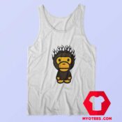 A Bathing Ape Baby Milo Fire Head Unisex Tank Top