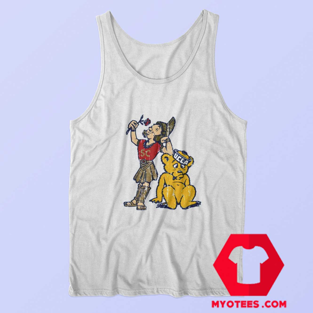 Mascots Usc Vintage Rivalry California Tank Top