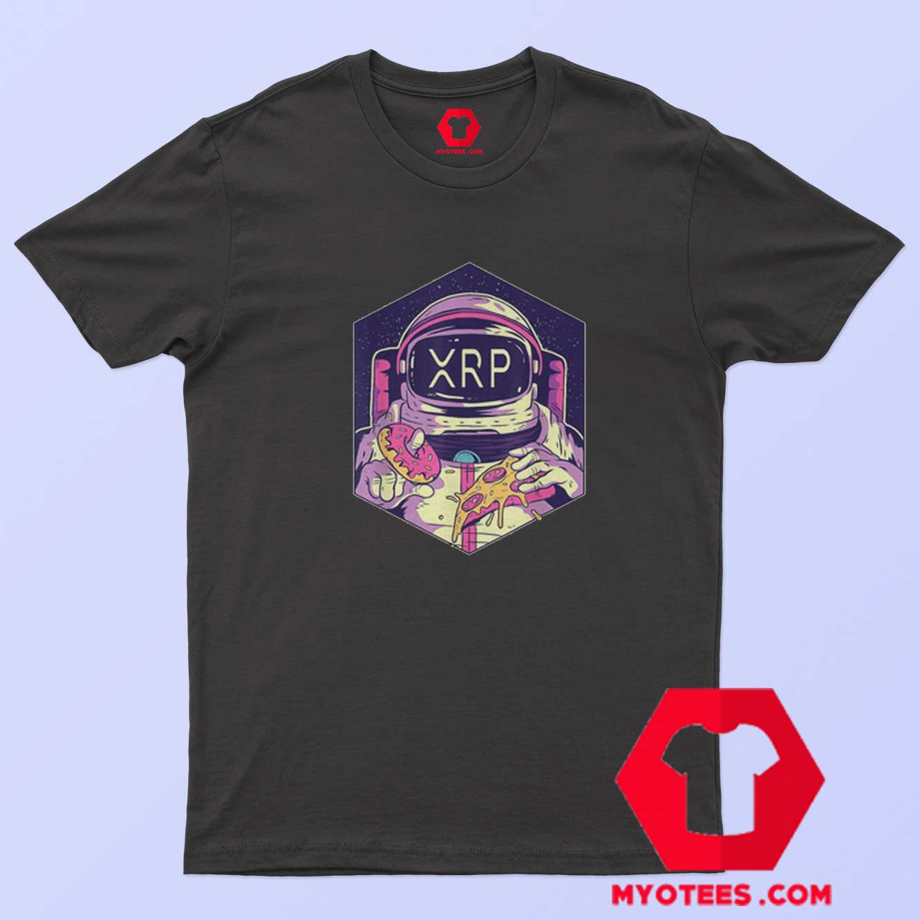 XRP Crypto Currency To The Moon Astronaut T Shirt