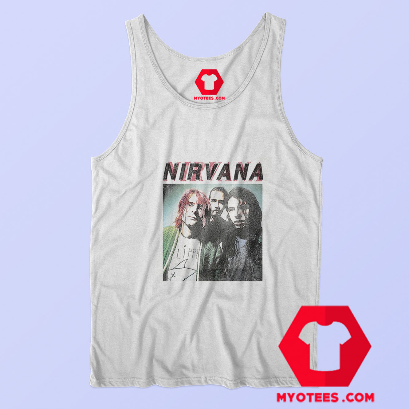 Vintage Nirvana Aqua Light Unisex Tank Top
