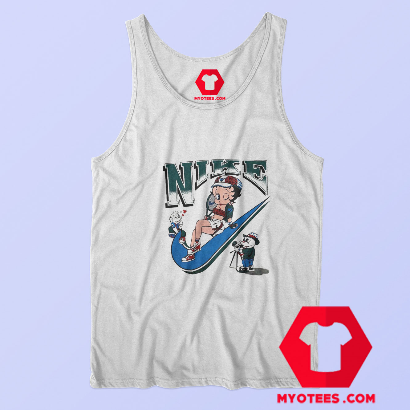 Vintage Nike Betty Boop Style Rap Tank Top