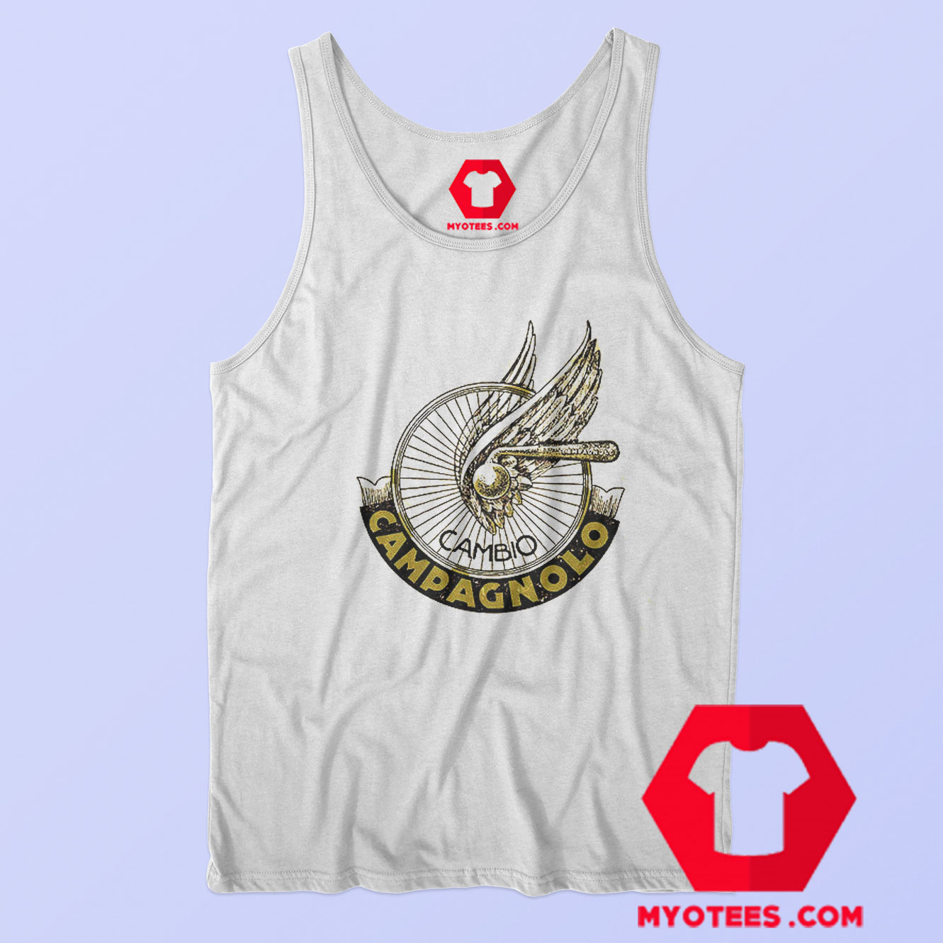 Vintage Road Track Mountain Cyclist retro Tank Top