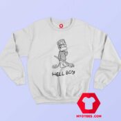 Lil Peep Hellboy Bart Simpson Unisex Sweatshirt