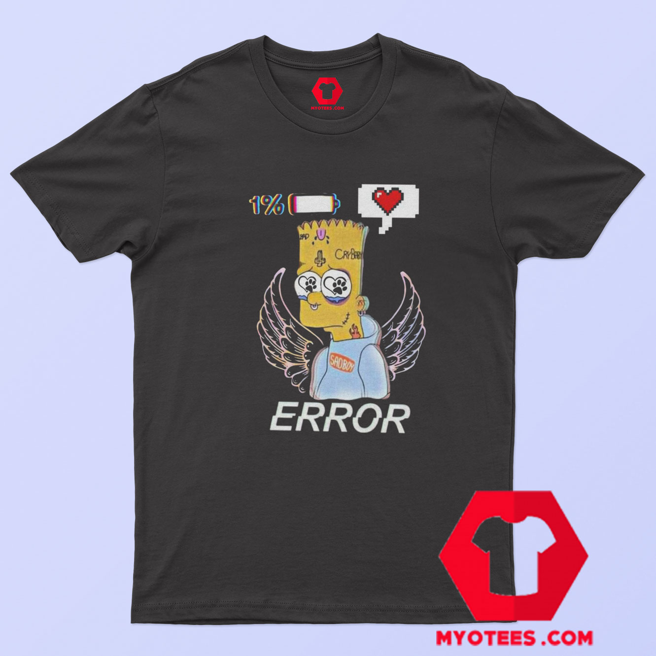 XXXTANCION Sad Boy Eror Simpson Parody T shirt