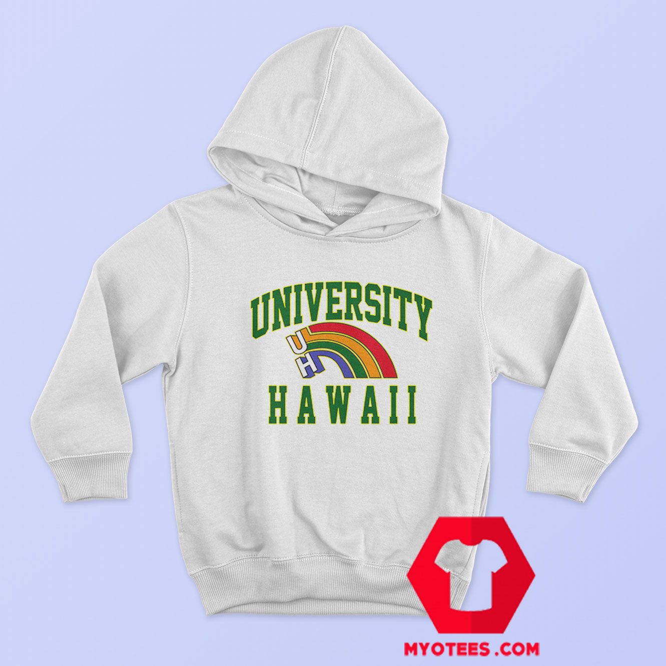 The University Of Hawaii Rainbow Unisex Hoodie